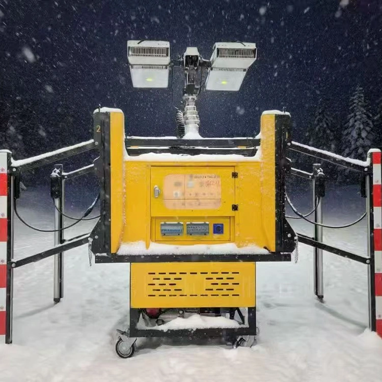 Menara Penerangan Bergerak Bongkar Muat Otomatis